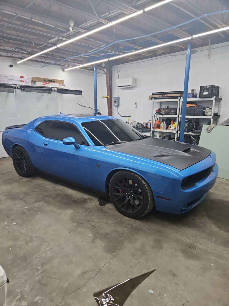 Dodge Challenger window tinting in Pensacola FL