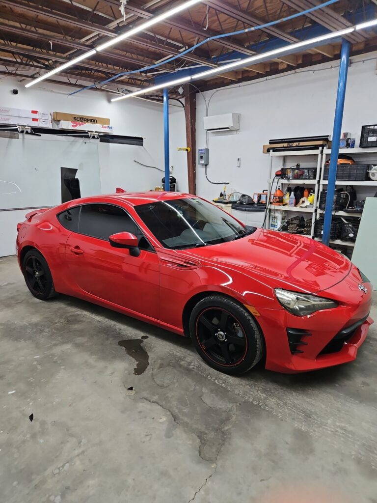 Toyota 86 window tinting in Pensacola FL