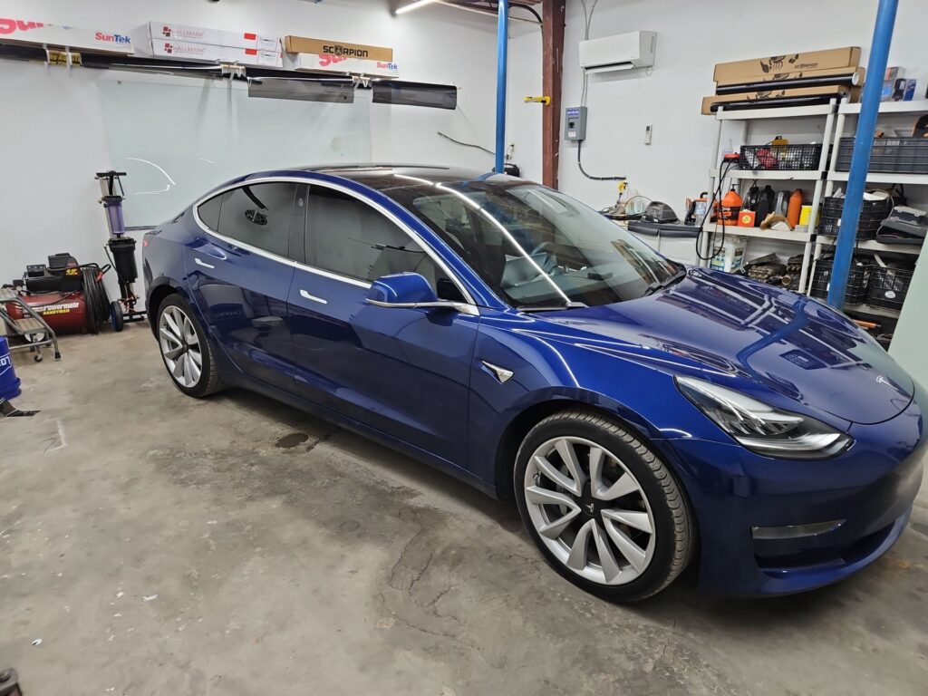 Tesla Model 3 window tinting in Pensacola FL