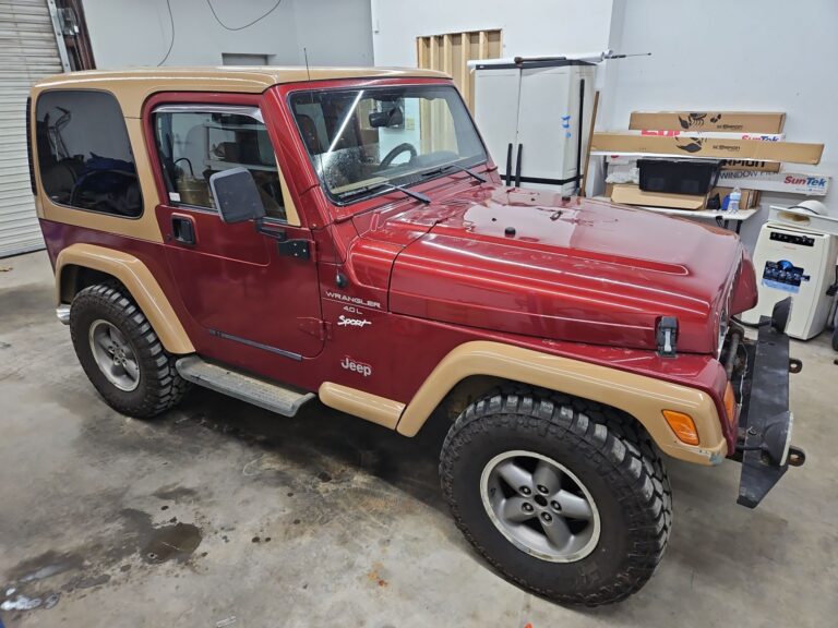 Jeep Wrangler window tinting in Pensacola FL