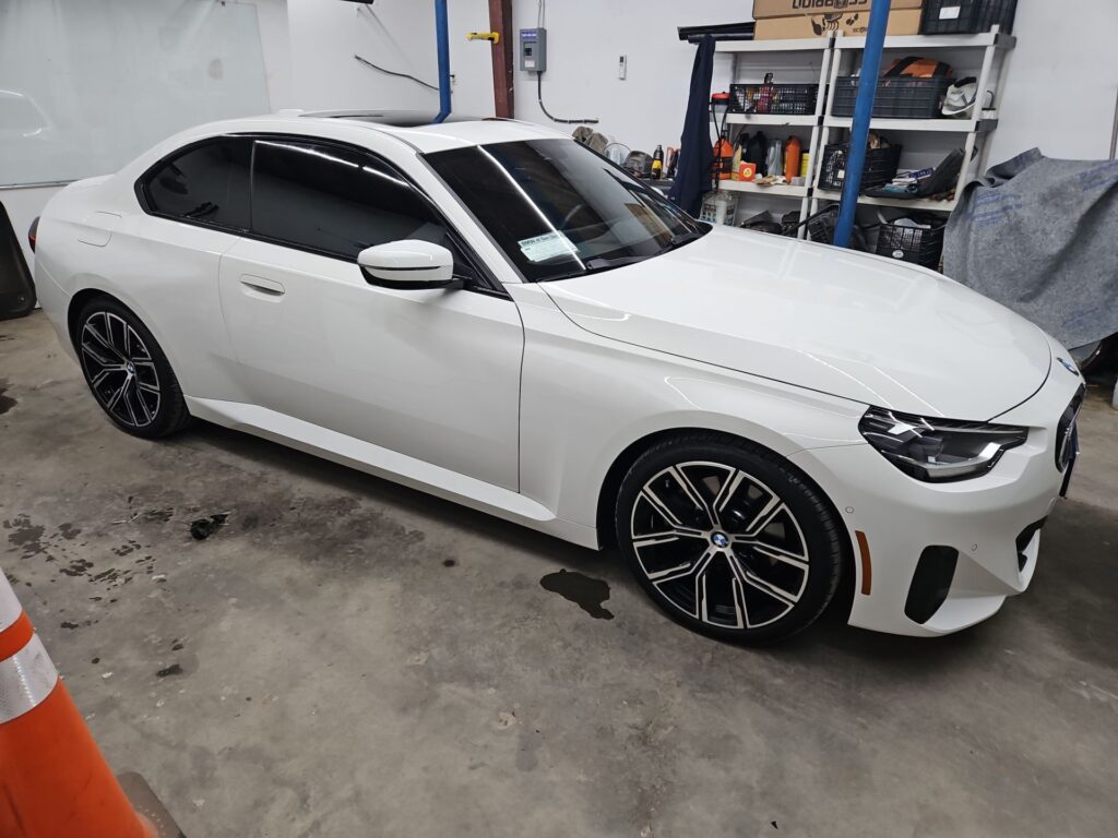 BMW 2 Series window tinting in Pensacola FL