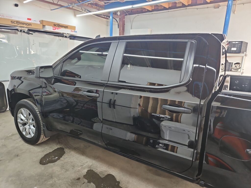 Chevy Silverado window tinting in Pensacola FL