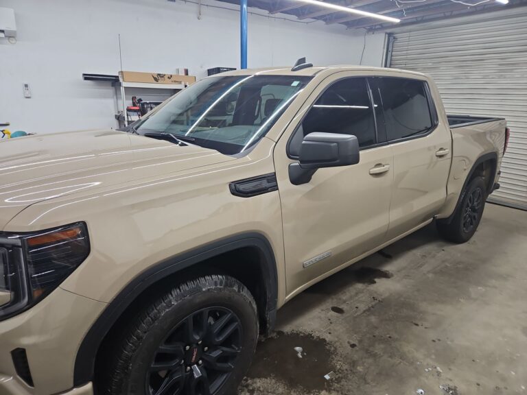 GMC Sierra window tinting in Pensacola FL