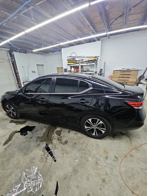 Nissan Sentra Window Tinting Project in Pensacola FL