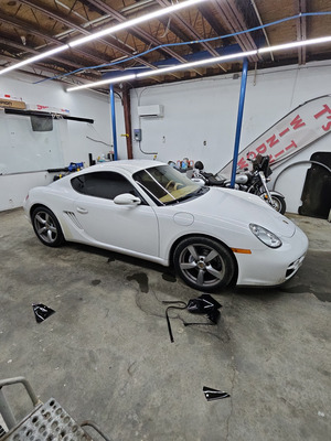 Porsche Cayman Window Tinting Project in Pensacola FL
