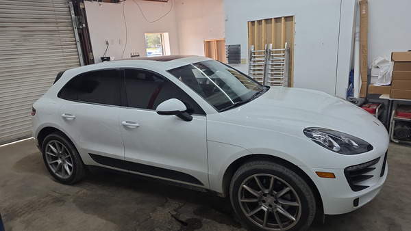 Window Tinting Service For Porsche Macan Vehicle in Pensacola FL