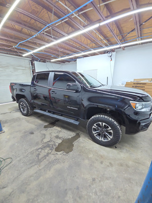 Window Tinting For Chevy Colorado Vehicle Project in Pensacola FL