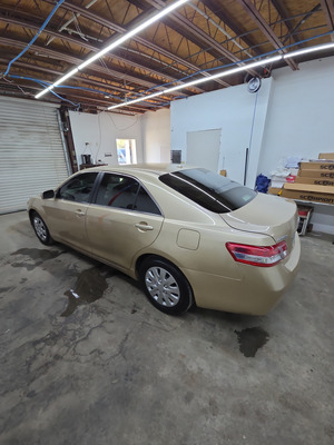 Window Tinting Service For Toyota Camry Vehicle Project in Pensacola FL