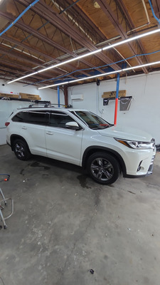 Window Tinting Installation For Toyota Highlander Vehicle in Pensacola FL
