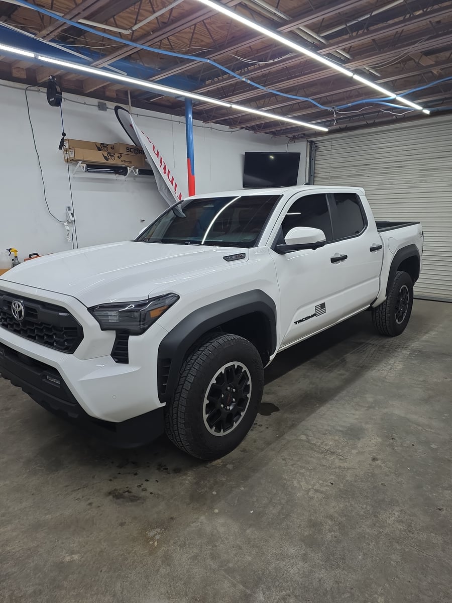 Toyota Tacoma full vehicle window tint installation