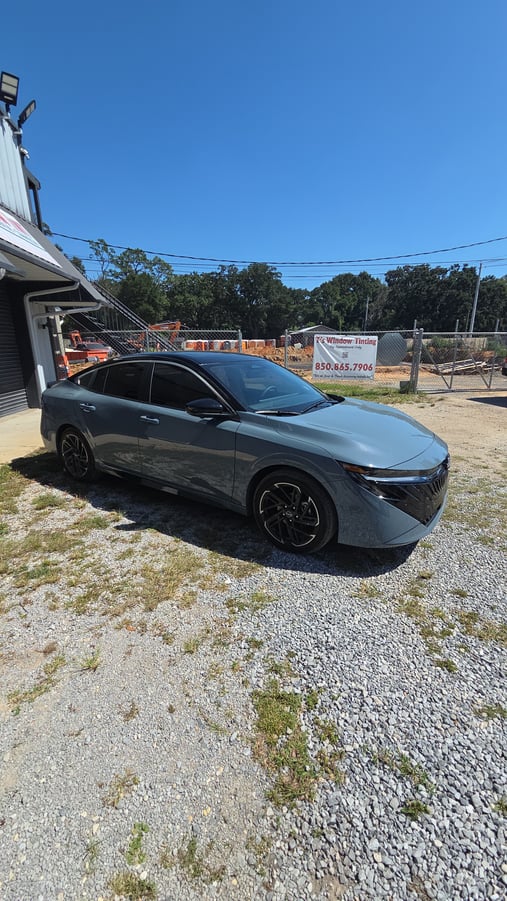 Nissan Sentra full vehicle window tint installation